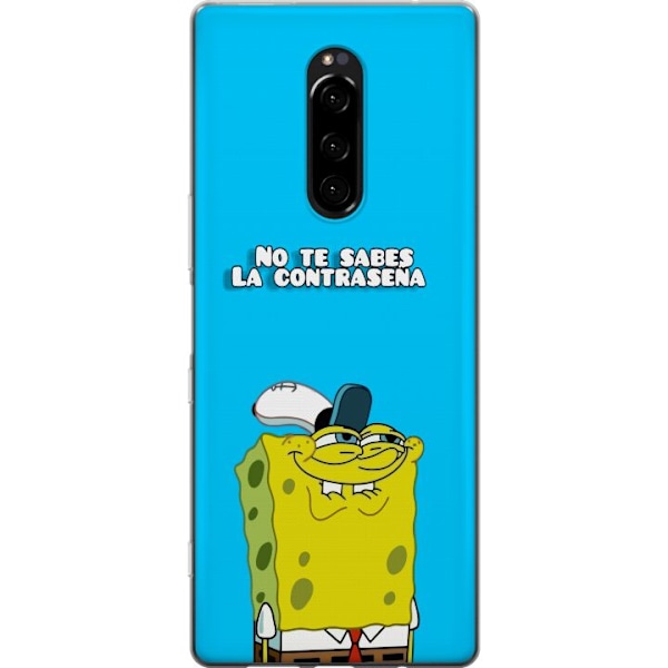 Sony Xperia 1 Genomskinligt Skal SpongeBob SquarePants