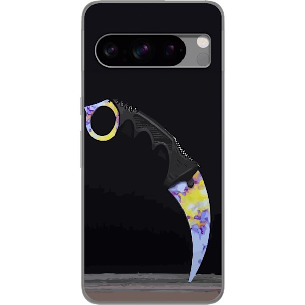 Google Pixel 8 Pro Läpinäkyvä kuori Karambit / Butterfly /