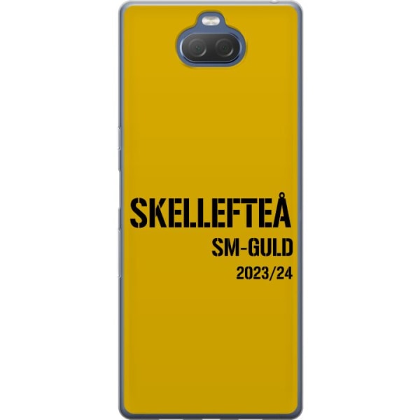 Sony Xperia 10 Plus Gennemsigtig cover Skellefteå SM GULD