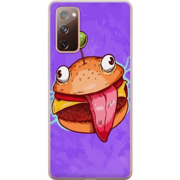 Samsung Galaxy S20 FE Gennemsigtig cover Fortnite burger