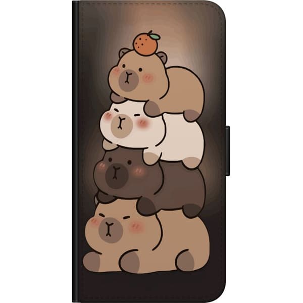 Kompatibelt Lommeboketui til OnePlus 9 Pro Capybara Kawaii Søt Dyrefigur