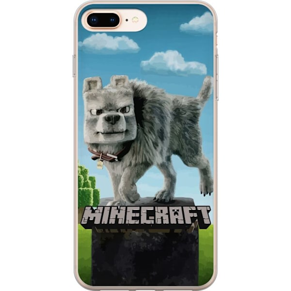 Apple iPhone 8 Plus Läpinäkyvä kuori A Minecraft Movie