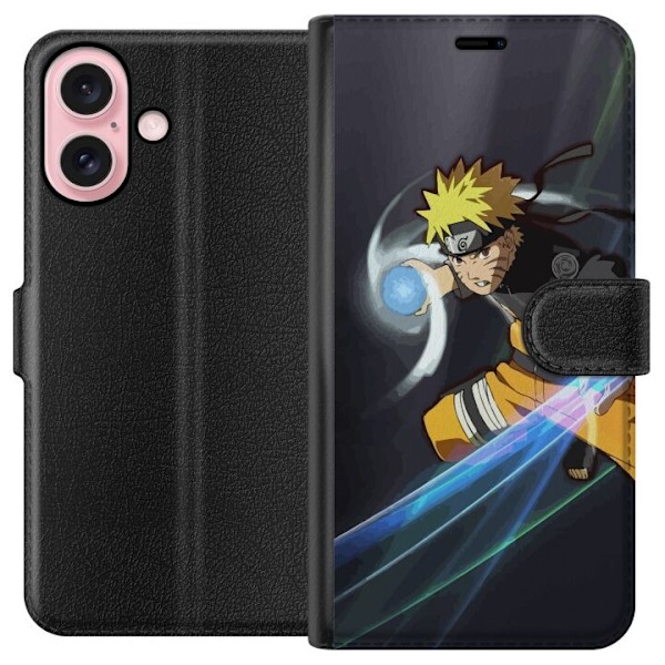 Apple iPhone 16 Lompakkokotelo Naruto