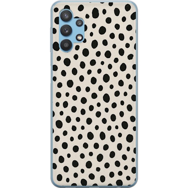 Samsung Galaxy A32 5G Genomskinligt Skal Dot Dance