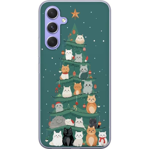 Kompatibelt Mobildeksel til Samsung Galaxy A54 Juletre