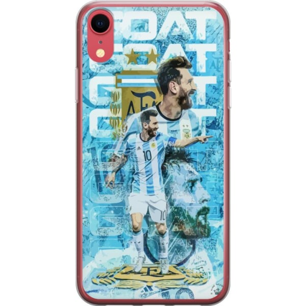 Apple iPhone XR Gennemsigtig cover Messi