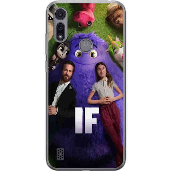 Motorola Moto E6i Läpinäkyvä kuori IF: Låtsaskompisar