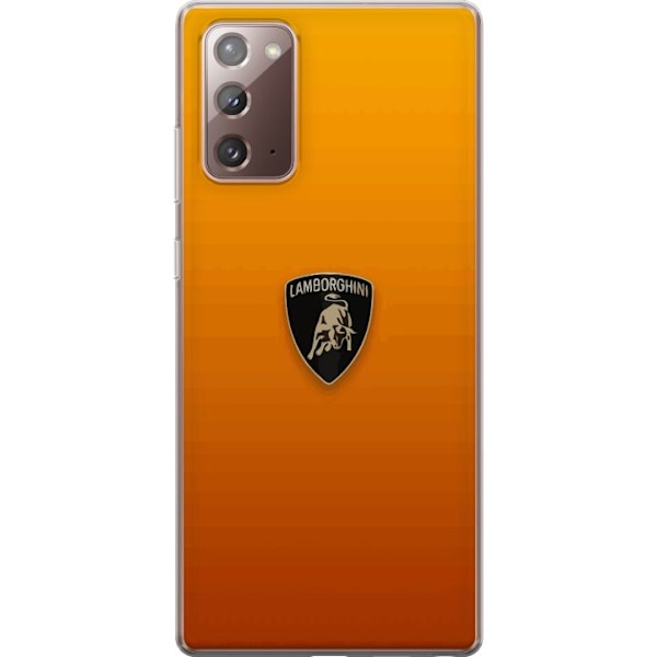 Samsung Galaxy Note20 Gennemsigtig cover Lamborghini