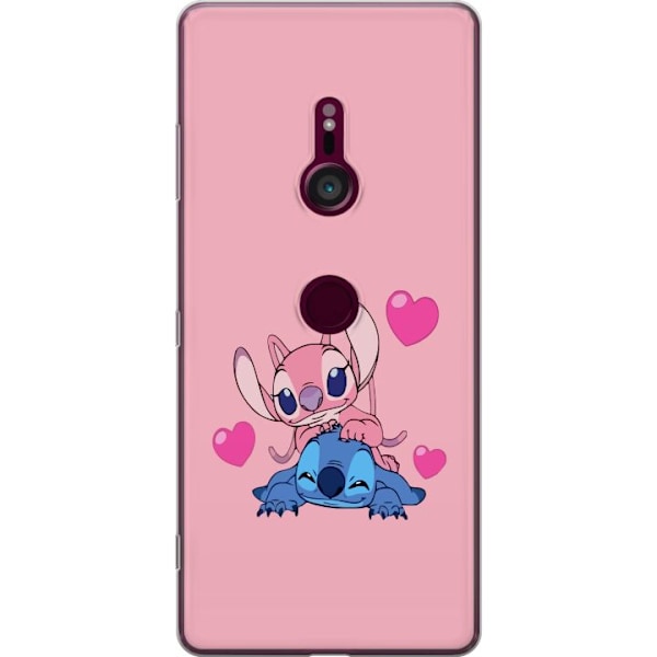 Sony Xperia XZ3 Läpinäkyvä kuori Ystävänpäivä Stitch