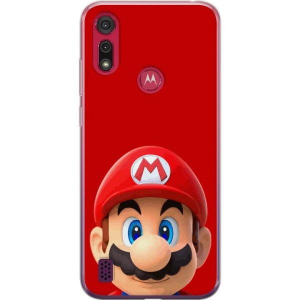 Motorola Moto E6s (2020) Genomskinligt Skal Super Mario Bros