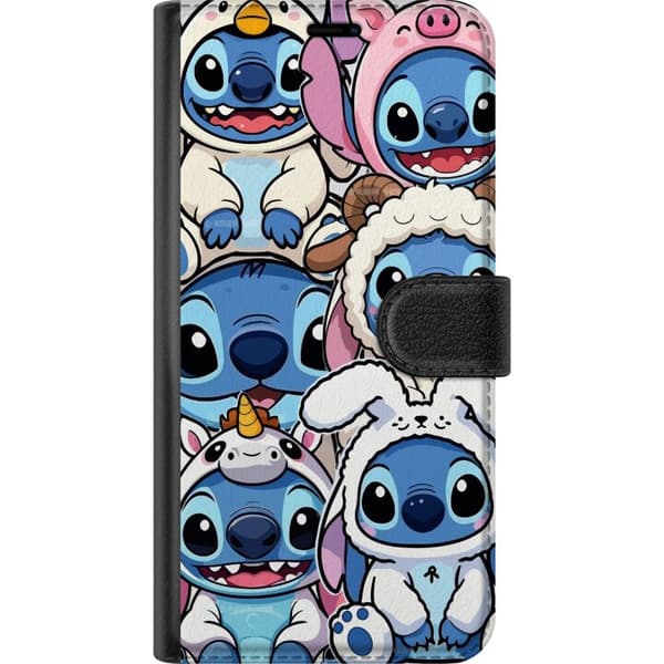 Kompatibel Tegnebogsetui til Samsung Galaxy S20+ Stitch Disney Lilo Stitch blå alien sød figur
