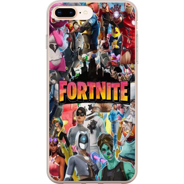 Apple iPhone 8 Plus Läpinäkyvä kuori Fortnite