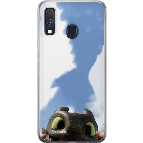 Samsung Galaxy A40 Gennemsigtig cover Drage Træner