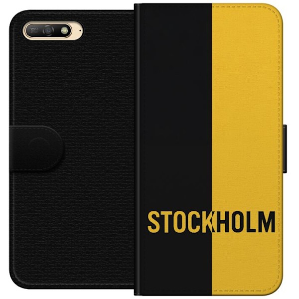 Huawei Y6 (2018) Plånboksfodral Stockholm – fotboll