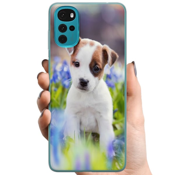 Motorola Moto G22 TPU Matkapuhelimen kuori Koira