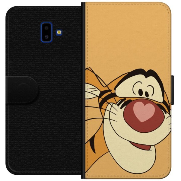 Samsung Galaxy J6+ Plånboksfodral Tiger