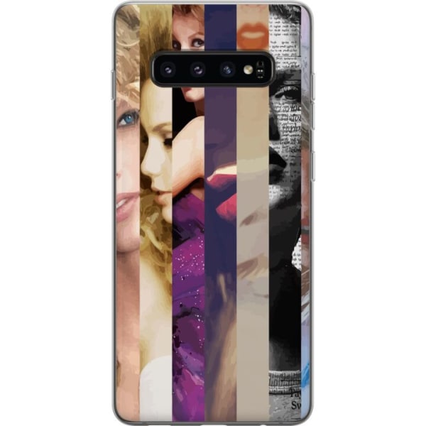 Samsung Galaxy S10 Läpinäkyvä kuori Taylor Swift