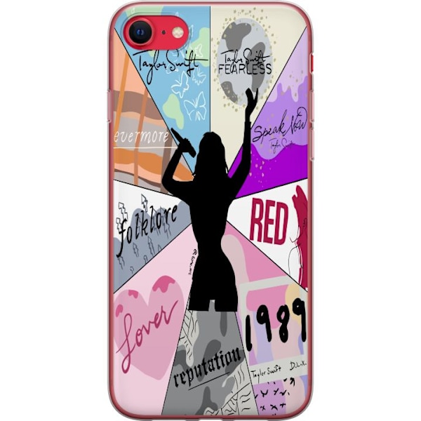 Apple iPhone SE (2020) Läpinäkyvä kuori Taylor Swift