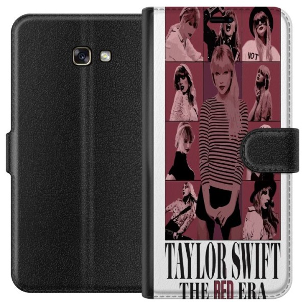 Samsung Galaxy A3 (2017) Lompakkokotelo Taylor Swift Red