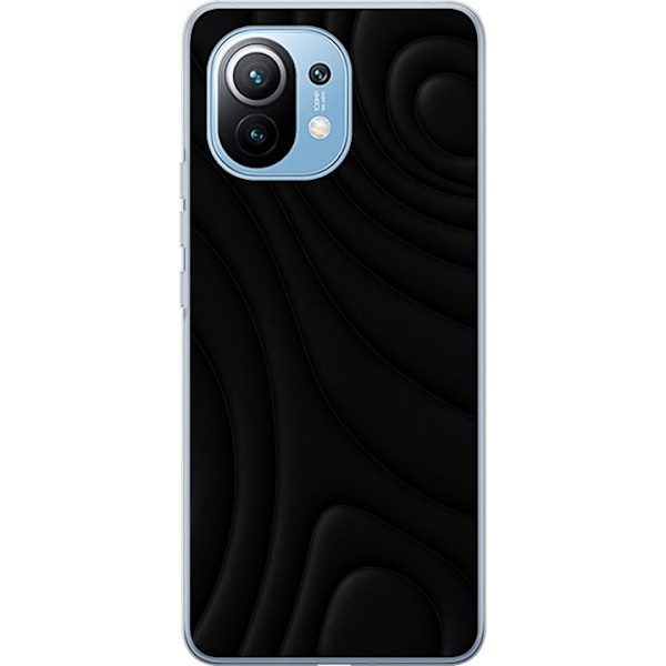 Xiaomi Mi 11 Läpinäkyvä kuori Tummat Aallot