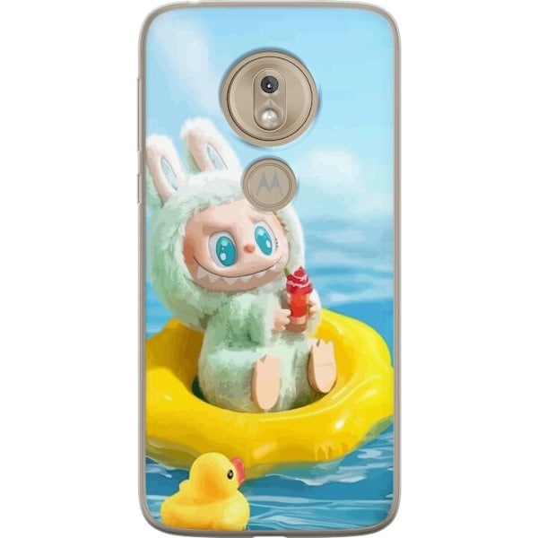 Motorola Moto G7 Play Läpinäkyvä kuori Labubu Stripe Attack