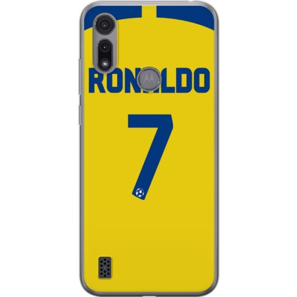 Motorola Moto E6i Gennemsigtig cover Ronaldo