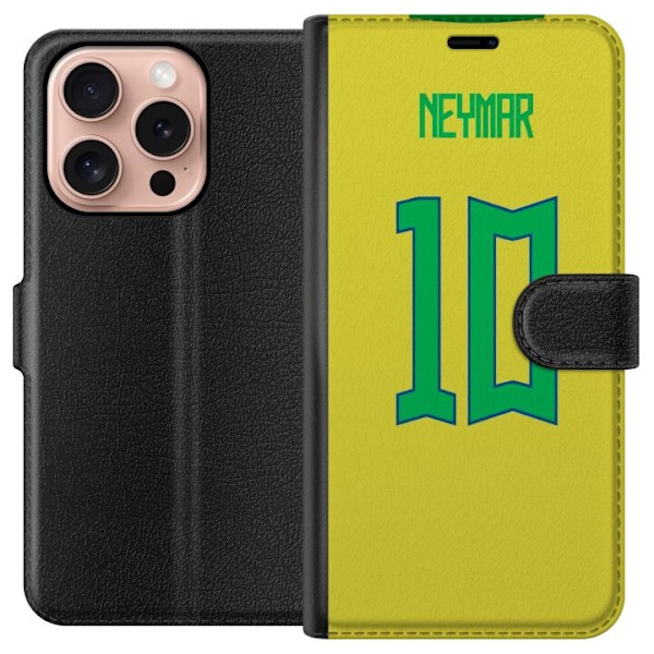 Apple iPhone 16 Pro Lompakkokotelo Neymar (Brasilia)