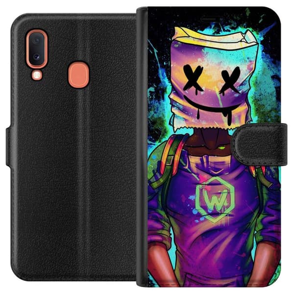 Kompatibelt Plånboksfodral till Samsung Galaxy A20e Fortnite