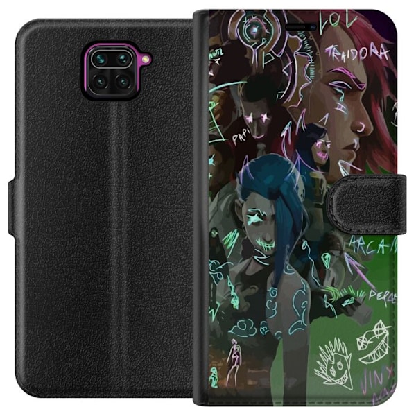 Xiaomi Redmi Note 9 Plånboksfodral Arcane, League of Legends