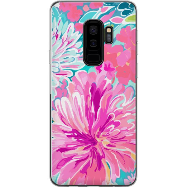 Samsung Galaxy S9+ Gjennomsiktig deksel Blomsterfjær