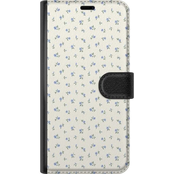 Kompatibel Tegnebogsetui til Apple iPhone 5s Beige blomstergrafik beige