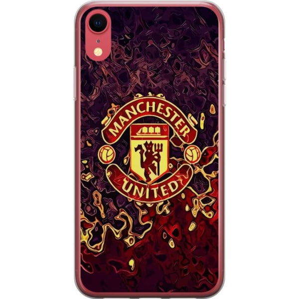 Apple iPhone XR Läpinäkyvä kuori Manchester United