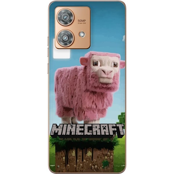 Motorola Edge 40 Neo Gennemsigtig cover A Minecraft Movie