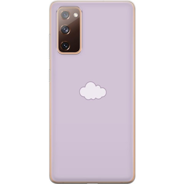 Samsung Galaxy S20 FE Genomskinligt Skal Lila Moln – minimal