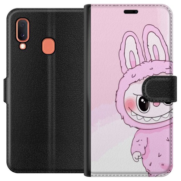 Samsung Galaxy A20e Lompakkokotelo Labubu Jänis-sarja