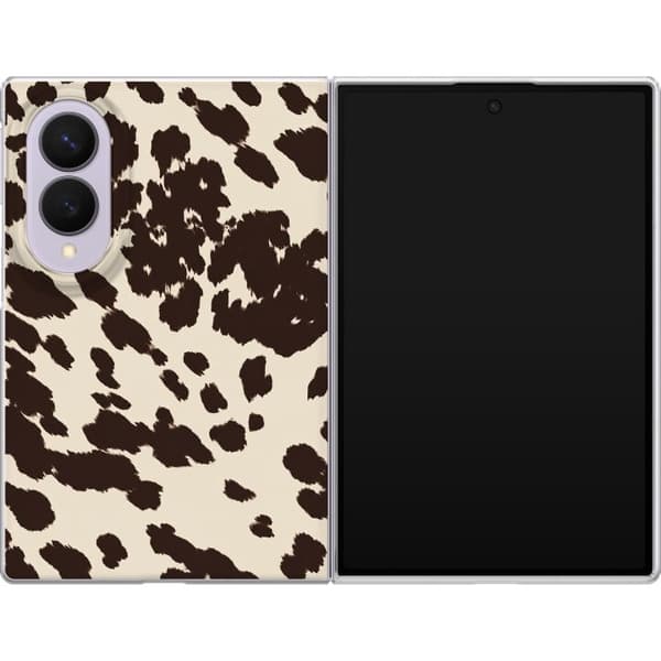 Kompatibelt Mobilskal till Samsung Galaxy Z Fold8 Beige djurfläckar beige