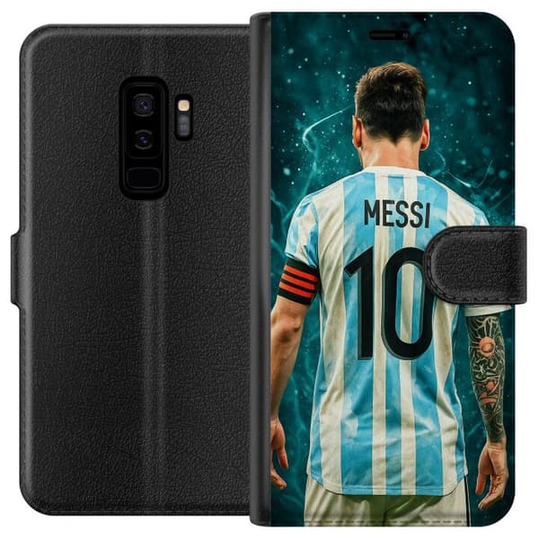 Kompatibel Tegnebogsetui til Samsung Galaxy S9+ Messi