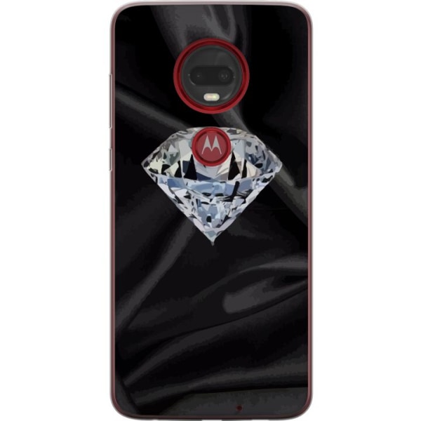 Motorola Moto G7 Plus Gjennomsiktig deksel Silke Diamant