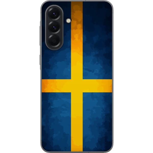 Kompatibelt Mobildeksel til Samsung Galaxy A56 Svenska flaggan blå