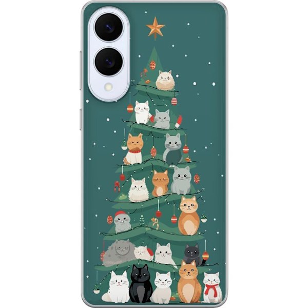 Samsung Galaxy S25 Edge Gjennomsiktig deksel Juletre