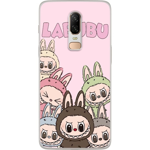 OnePlus 6 Läpinäkyvä kuori Labubu Classics