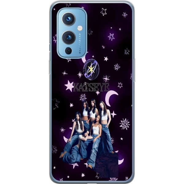 Kompatibelt Mobilskal till OnePlus 9 KATSEYE stjärncollage lila