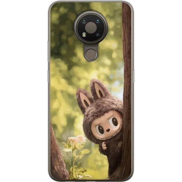 Nokia 3.4 Genomskinligt Skal Labubu Graffiti Vibes – Gatukonst i monsterform