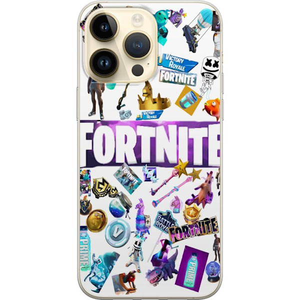 Apple iPhone 14 Pro Max Läpinäkyvä kuori Fortnite