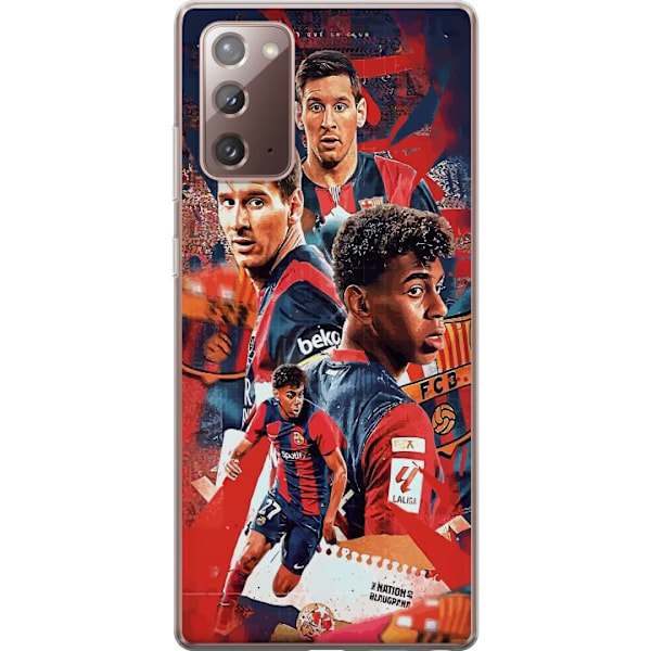 Samsung Galaxy Note20 Gennemsigtig cover Yamal Lamine x Messi