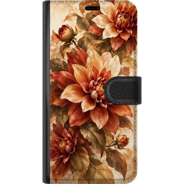 Kompatibel Tegnebogsetui til Honor 20 Efterårsdahliaer orange
