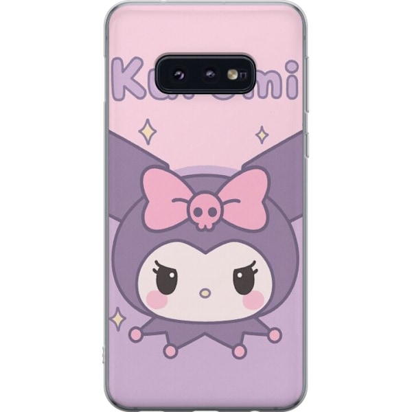 Samsung Galaxy S10e Genomskinligt Skal Kuromi Kawaii
