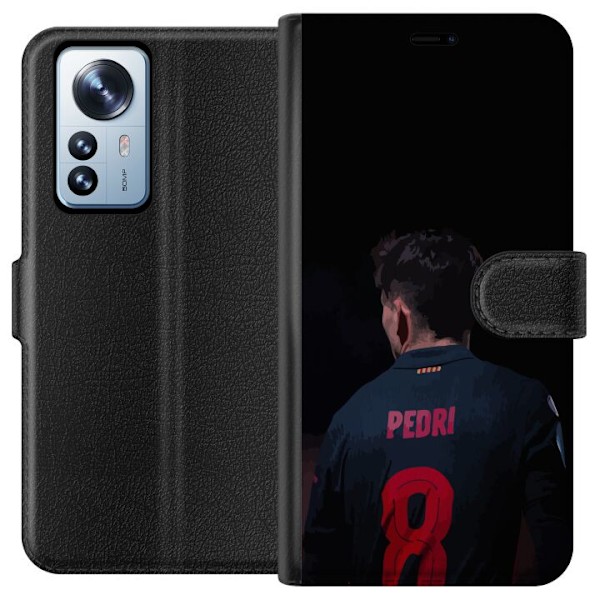Xiaomi 12 Pro Lompakkokotelo Pedri FC Barcelona Jalkapallo Espanjalainen Keskikenttäpelaaja Maali Urheilumotivaatio Fanit Lapset Nuoret