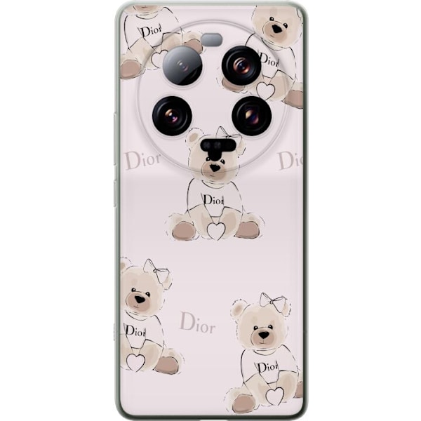 Xiaomi 13 Ultra Läpinäkyvä kuori Teddy Dior Vibes - ylellinen nalle muotityyliin