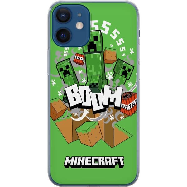 Kompatibelt Mobilskal till Apple iPhone 12 mini Minecraft Boom